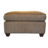 LLFR -Room and Board Upholstered Accent Chair With Ottoman