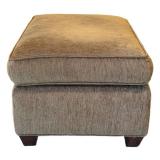 LLFR -Room and Board Upholstered Accent Chair With Ottoman