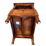 LBR1 - Vintage Nightstand Tell City Andover Finish 48 Pattern 8514