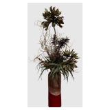 LBR1 - Artificial Floral Arrangement in a Decorative Tall Vase