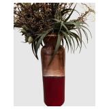 LBR1 - Artificial Floral Arrangement in a Decorative Tall Vase