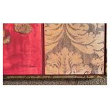 LBR1 - Framed Artwork Gilded Jacquard by Matina Theodosiou (Lot of 3)