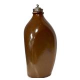 LLFR - Antique Stoneware Bed Warmer Hot Water Bottle