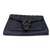 LLFR - Shoulder Bag - Coach Tabby 26 Pleated Nappa Leather Navy Blue