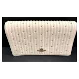 LLFR - Clutch - Coach Callie Foldover Chain Clutch White Quilted Nappa Leather