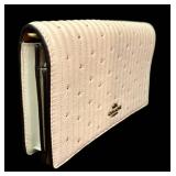 LLFR - Clutch - Coach Callie Foldover Chain Clutch White Quilted Nappa Leather
