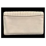 LLFR - Clutch - Coach Callie Foldover Chain Clutch White Quilted Nappa Leather