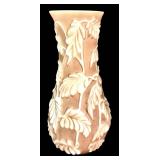 LLFR - Vintage Art Glass Philodendron Vase Phoenix 1920s-1930s
