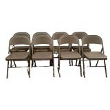 LLS - Folding Chairs - Cosco Gray (Lot of 8)