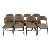 LLS - Folding Chairs - Cosco Gray (Lot of 8)