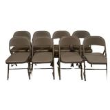 LLS - Folding Chairs - COSCO Gray (Lot of 8)
