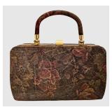 LLFR - Vintage Floral Tapestry Box Purse CIA Tango Creations