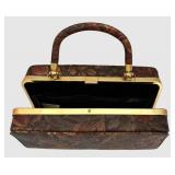 LLFR - Vintage Floral Tapestry Box Purse CIA Tango Creations