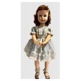 LLFR - Vintage Sweet Sue Character Doll Blue Party Dress