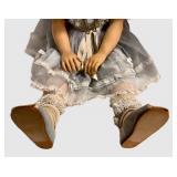 LLFR - Vintage Sweet Sue Character Doll Blue Party Dress