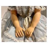 LLFR - Vintage Sweet Sue Character Doll Blue Party Dress
