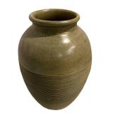 LLFR - Ceramic Olive Vase - Pier 1 Large Ribbed