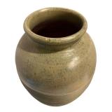 LLFR - Ceramic Olive Vase - Pier 1 Large Ribbed
