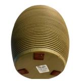 LLFR - Ceramic Olive Vase - Pier 1 Large Ribbed
