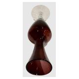 LLFR - Vintage Mid-Century Modern Glass Vases Hughes Amethyst & Purple (Lot of 5)