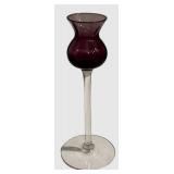 LLFR - Vintage Mid-Century Modern Glass Vases Hughes Amethyst & Purple (Lot of 5)