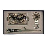 LLFR - Mother of Pearl Inlay Korean Gift Set Crane & Pine Tree