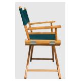 LLFR - Director Chair - Folding Wood Frame Canvas Seat