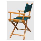 LLFR - Director Chair - Folding Wood Frame Canvas Seat