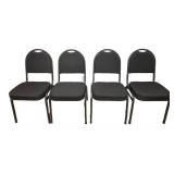 LLFR - Office Chairs - Norstar Office Products Black Chairs (Lot of 4)