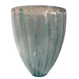LLFR - Glass Vase With Faux Lilies & Painted Glasses Mixed Lot