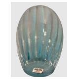 LLFR - Glass Vase With Faux Lilies & Painted Glasses Mixed Lot