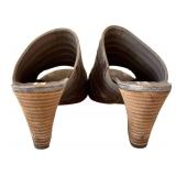 LR - Paul Green Sandals Winston Smoke Brushed & STRNAP (Lot of 2 Pairs)