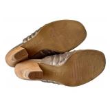 LR - Paul Green Sandals Winston Smoke Brushed & STRNAP (Lot of 2 Pairs)