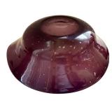 LR - Vintage Amethyst Glass Bowl, Dish & Compote Set (Lot of 3)