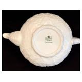 K - Bone China Coalport Countryware Teapot, Gravy Boat And Under Plate