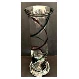 LR - Vintage Glass Solifleur Vase - Friedrich Kristal