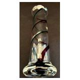 LR - Vintage Glass Solifleur Vase - Friedrich Kristal