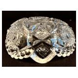 K - Vintage Crystal Serving Set 9 Pieces Bowls Creamer Sugar & Dishes