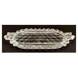 K - Vintage Crystal Serving Set 9 Pieces Bowls Creamer Sugar & Dishes