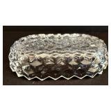 K - Vintage Crystal Serving Set 9 Pieces Bowls Creamer Sugar & Dishes