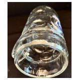 K - Glass Beer Steins - Ottobeurer, Hofbrau & Kaiser (Lot of 7)