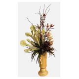 LR - Artificial Floral Arrangement in Decorative Urn