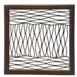 LR - Metal Wall Art Panels Dark Bronze (Lot of 2)