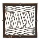LR - Metal Wall Art Panels Dark Bronze (Lot of 2)