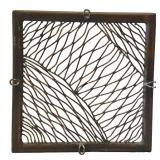 LR - Metal Wall Art Panels Dark Bronze (Lot of 2)