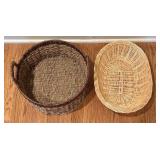Wicker Basket Mixed Lot of 9