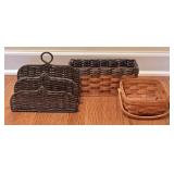 Wicker Basket Mixed Lot of 9