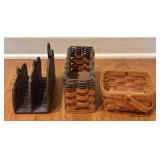Wicker Basket Mixed Lot of 9