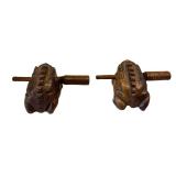 LR - Wooden Animal Whistles Toucan & Frogs Poc a Poco L0410 (Lot of 3)