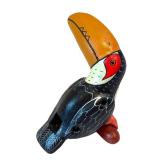 LR - Wooden Animal Whistles Toucan & Frogs Poc a Poco L0410 (Lot of 3)